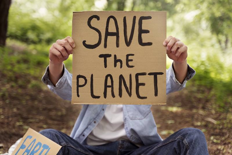 Save the Planet sign